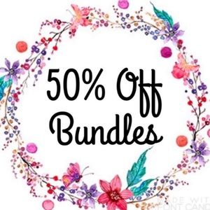 50 off all bundles of 3 or more